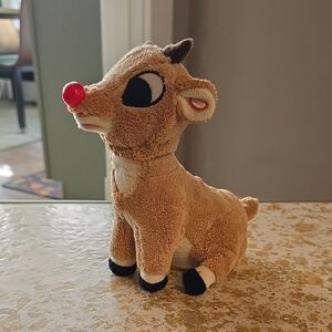 Plush Rudolph The Red-Nosed Reindeer Christmas Decor